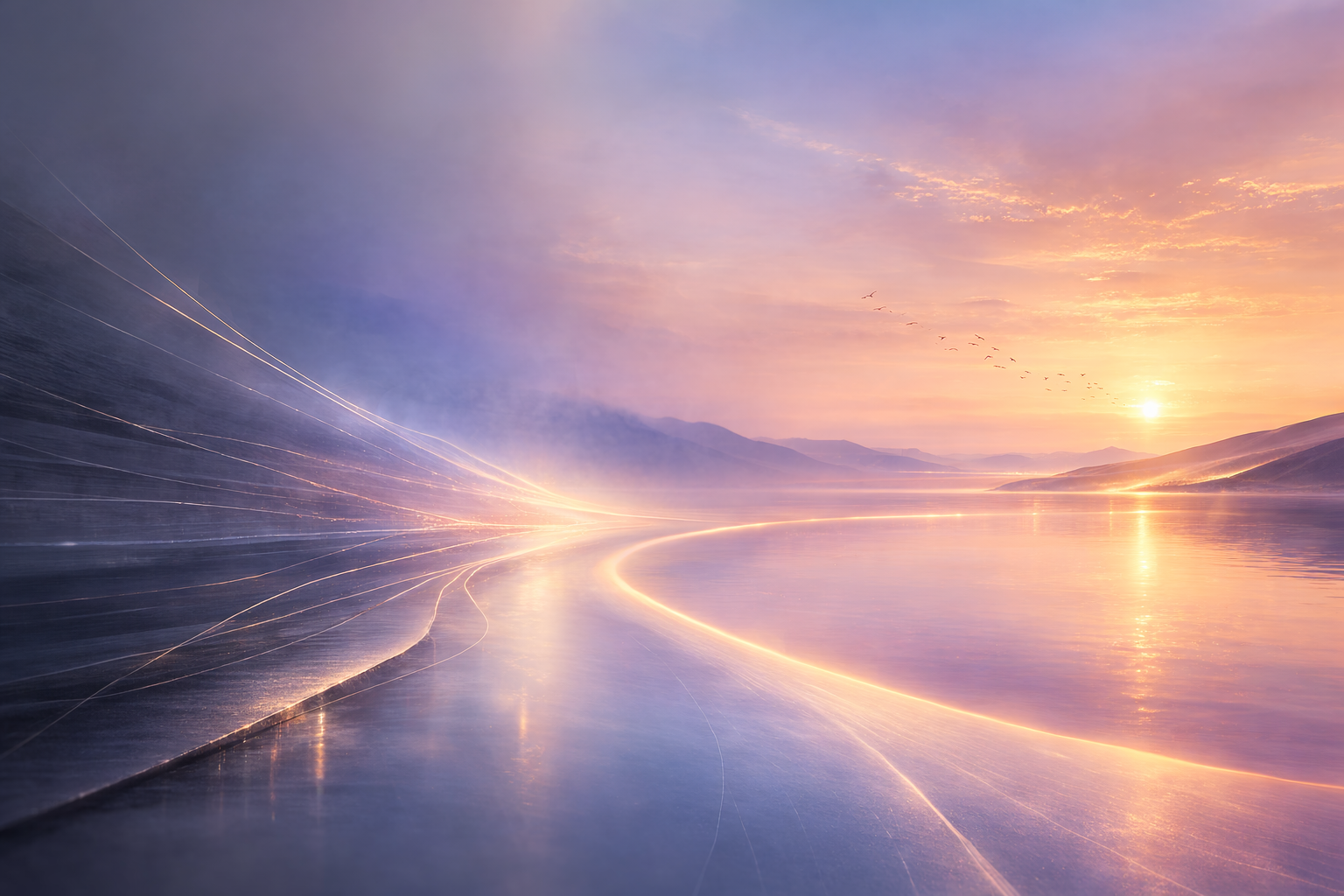 Ambient visual for Control and Drift transitioning into carried orientation