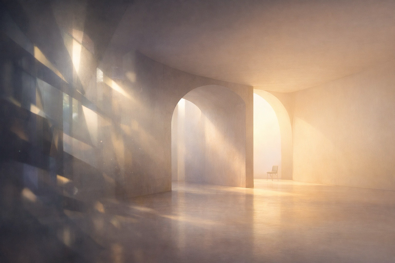 Ambient visual for Focus and Distraction transitioning into carried awareness